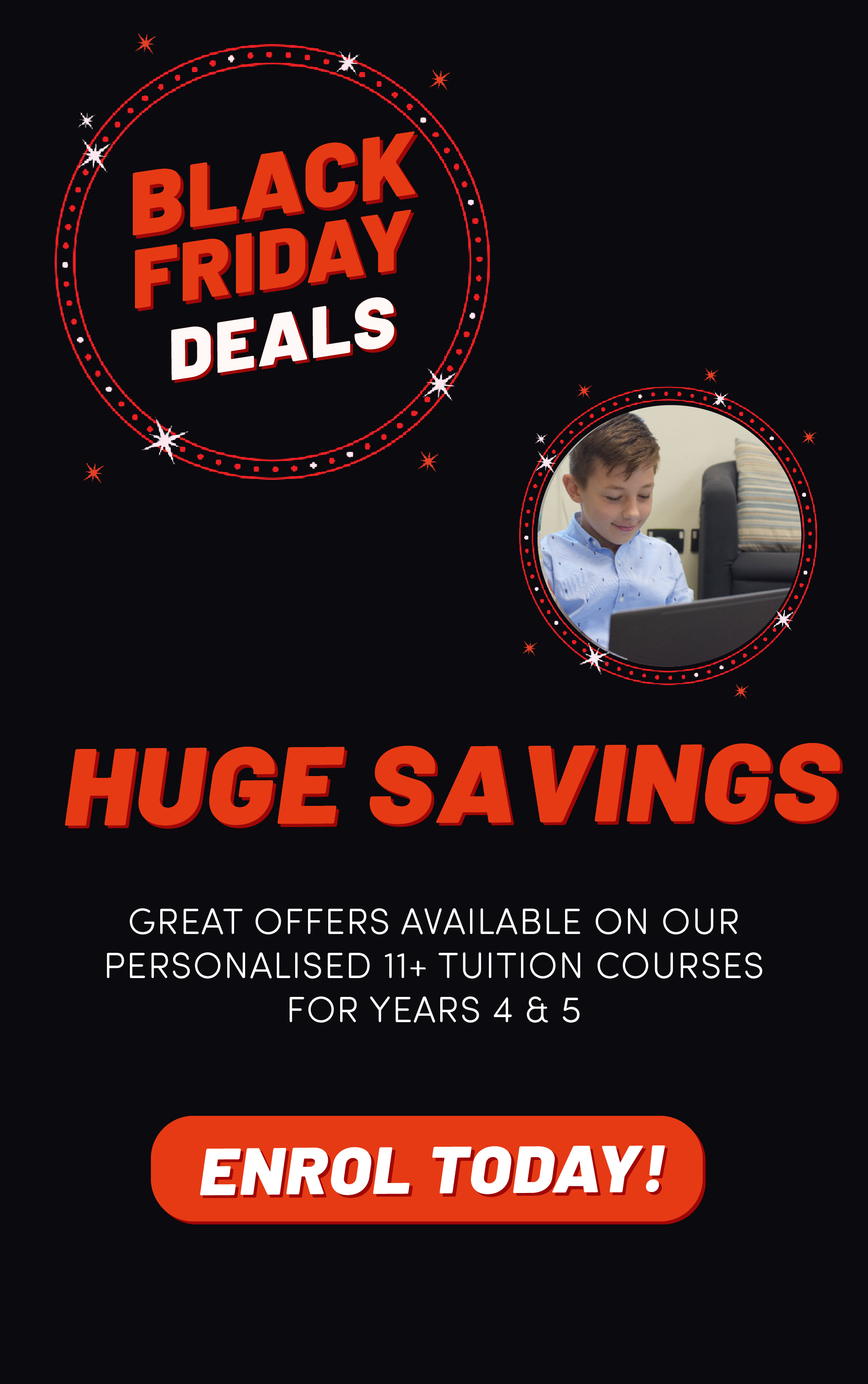 Year 5 11 plus tuition - Black Friday Offers