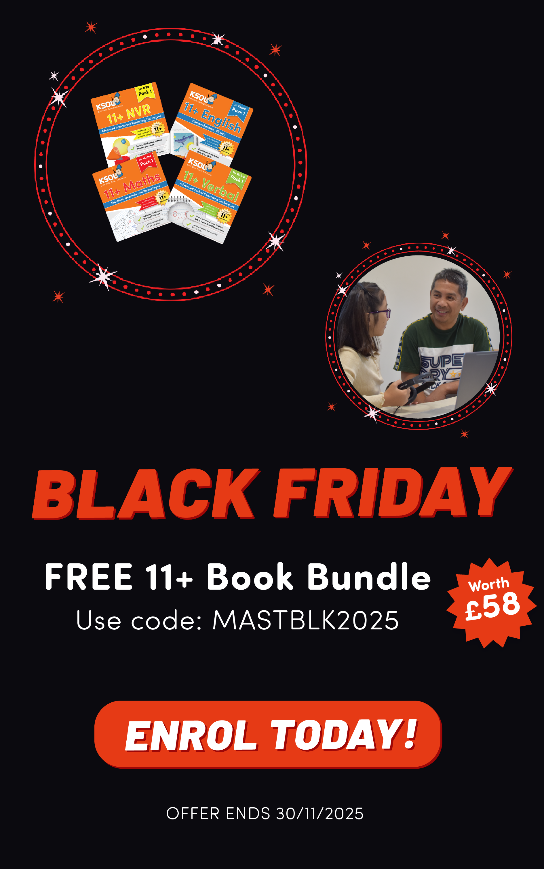 Year 5 11 plus tuition - Black Friday Offers
