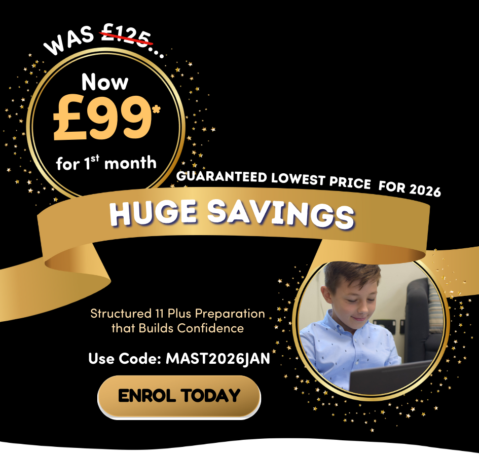Year 5 11 plus tuition - Black Friday Offers