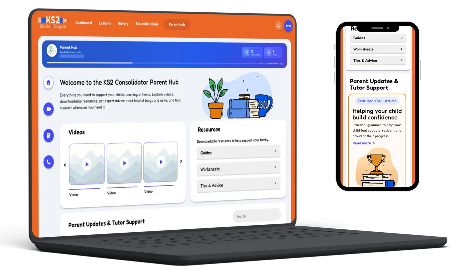 KSOL Parent Hub